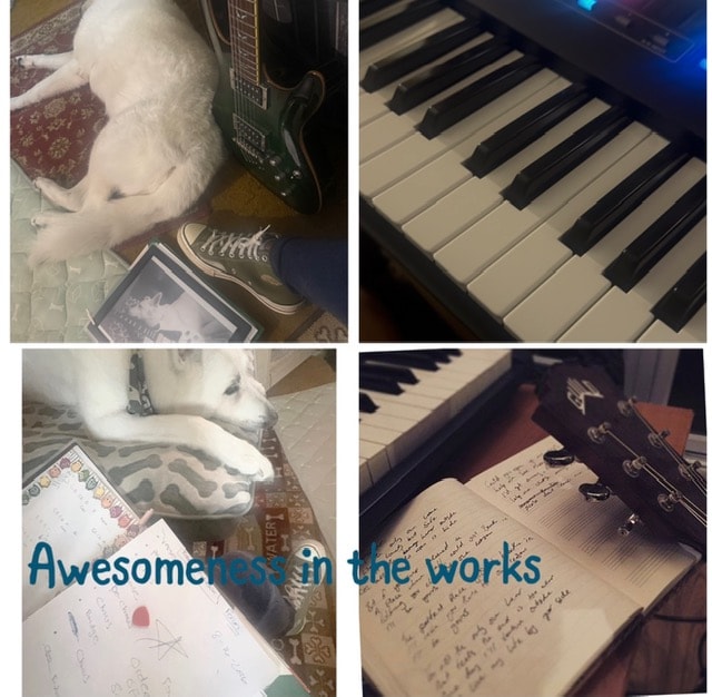 Awesomeness in the works — studio collage